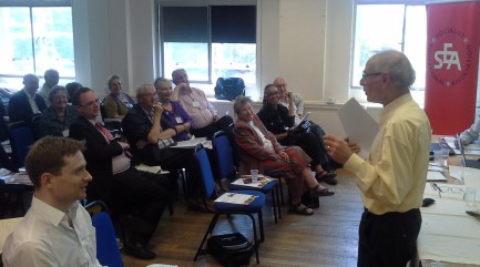 Peter Wilby speaking at the Conference