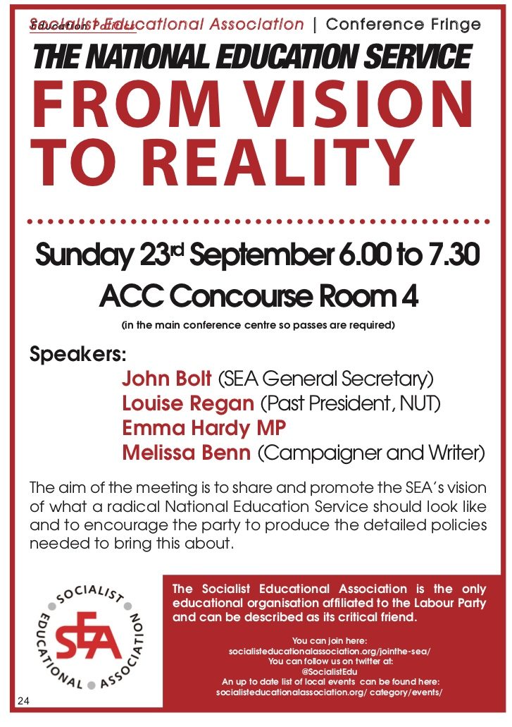 SEA Labour Party Conference fringe